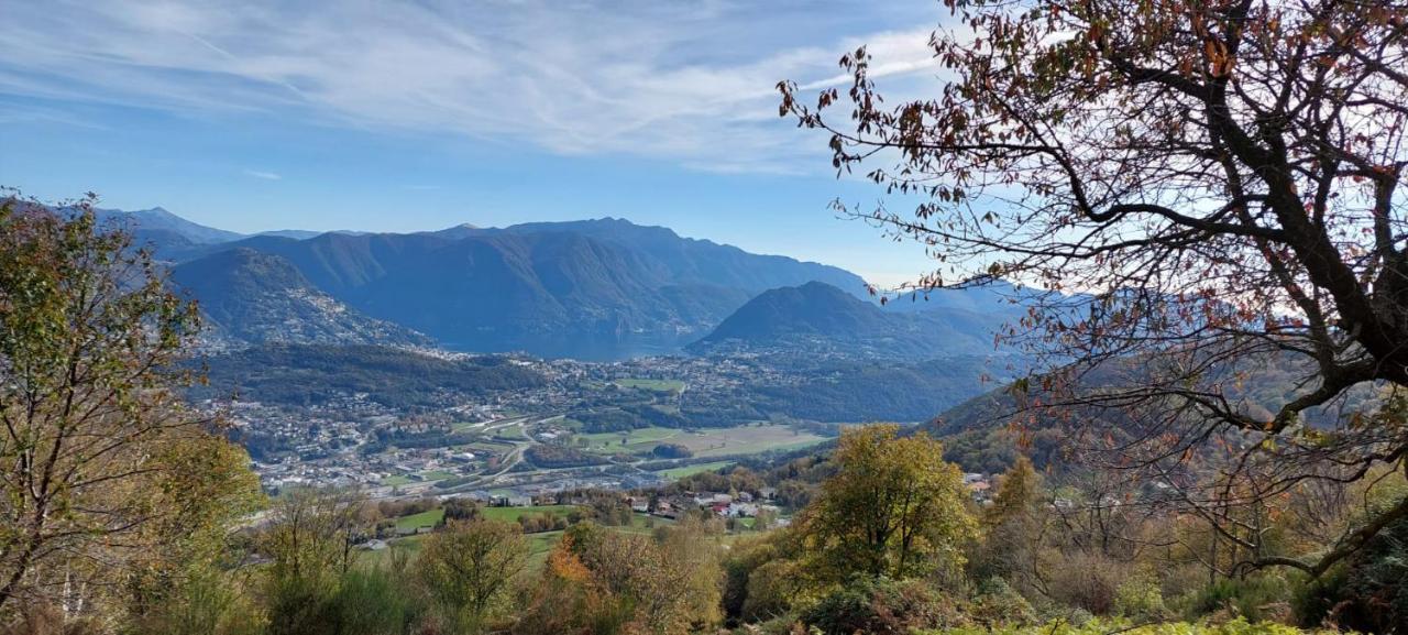 Вилла Casa Al Sasso Bedigliora Экстерьер фото